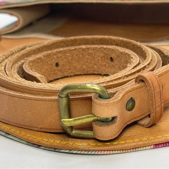 🪻RARE 🌷Vintage Ralph Lauren Floral Envelope Clutch Crossbody in Light Blue - Picture 12 of 15